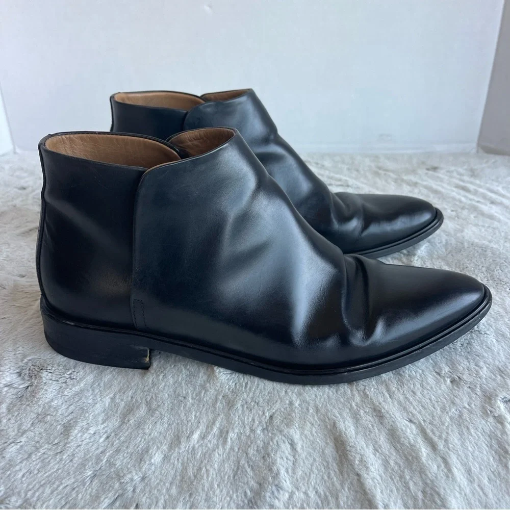 Everlane The Modern Black Leather Ankle Boot 9.5 - Picture 1 of 15